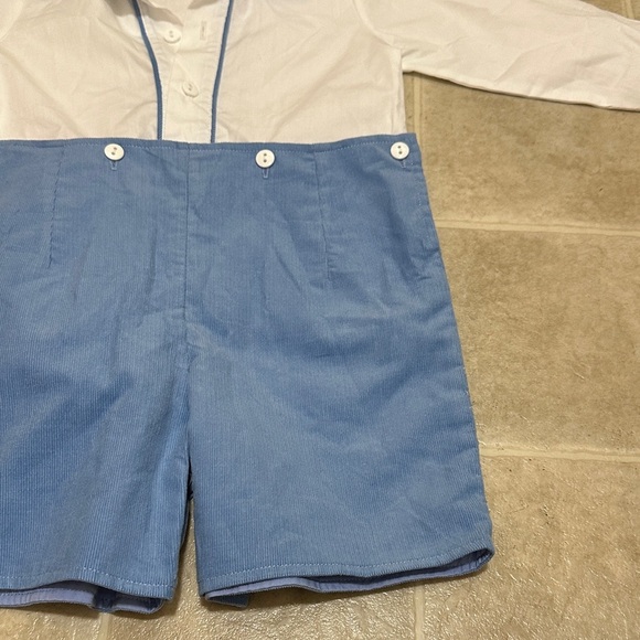 Fantasie White and Blue Kids One Piece Shorts - Picture 2 of 7